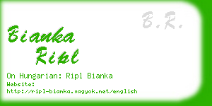 bianka ripl business card